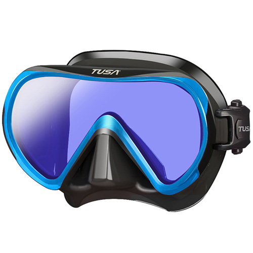 Tusa Ino Pro Mask Fishtail Blue/Black Silicone